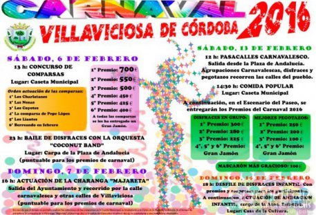 Carnaval 2016 en Villaviciosa de Córdoba 
