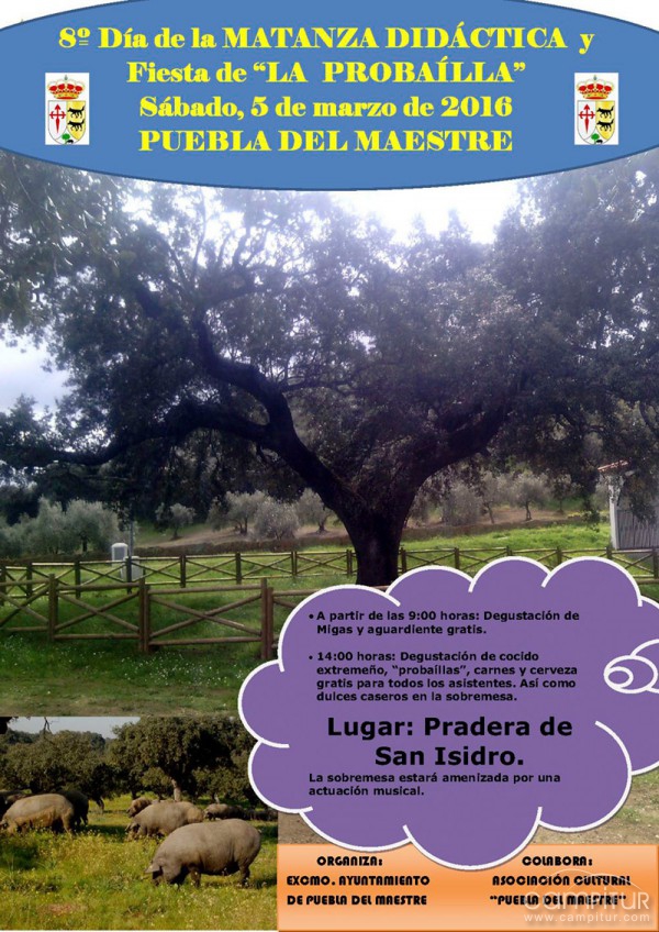 8º Día de la Matanza Didáctica y Fiesta de “La Probadilla”