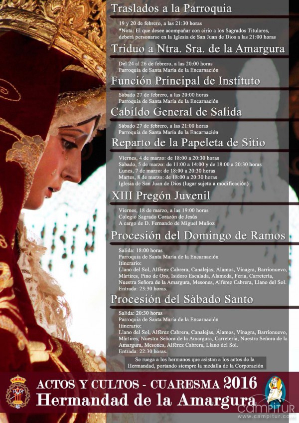 Actos Cuaresmales en Constantina 