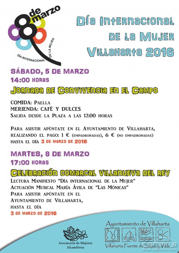 Día Internacional de la Mujer en Villaharta 