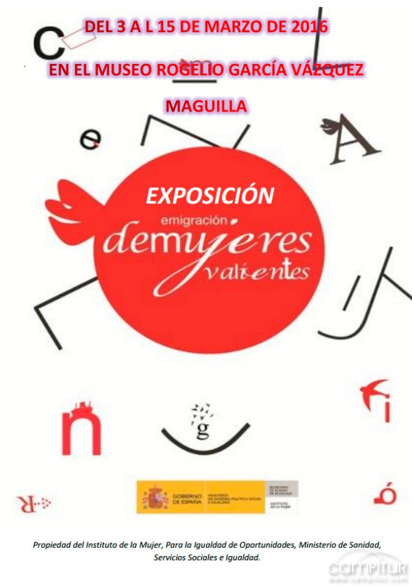 Exposición “Emigración de Mujeres Valientes” en Maguilla