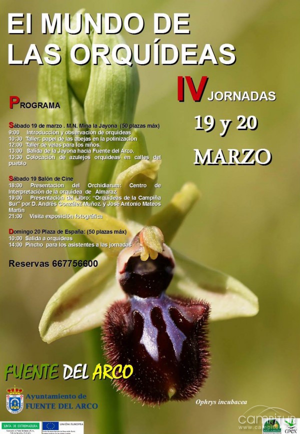 IV Jornadas “El Mundo de las Orquídeas” en Fuente del Arco 