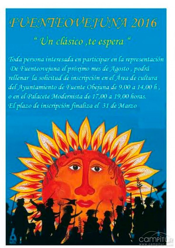 Abierto el plazo de inscripción para participar en la obra de Fuenteovenjuna 