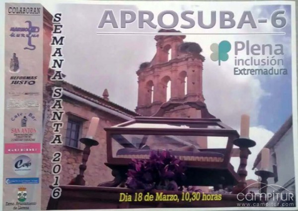 El Centro de Aprosuba-6 de Llerena saca sus pasos de Semana Santa 
