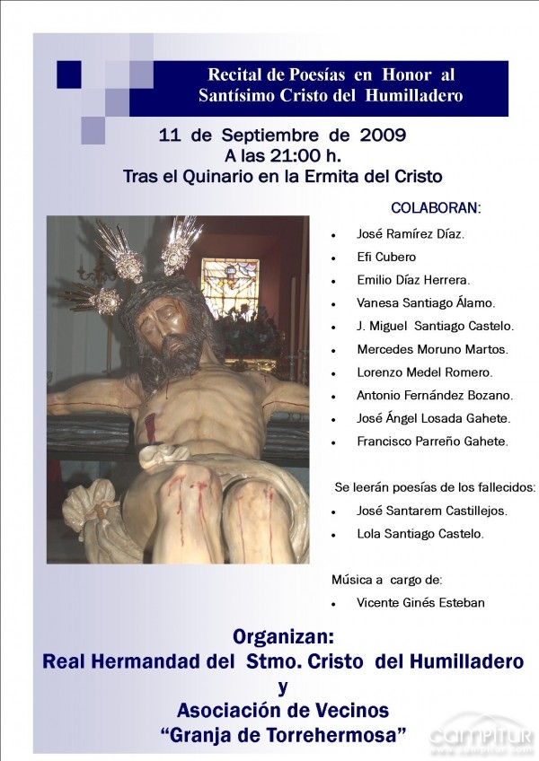 Fiestas del Cristo del Humilladero 2009 de Granja de Torrehermosa 