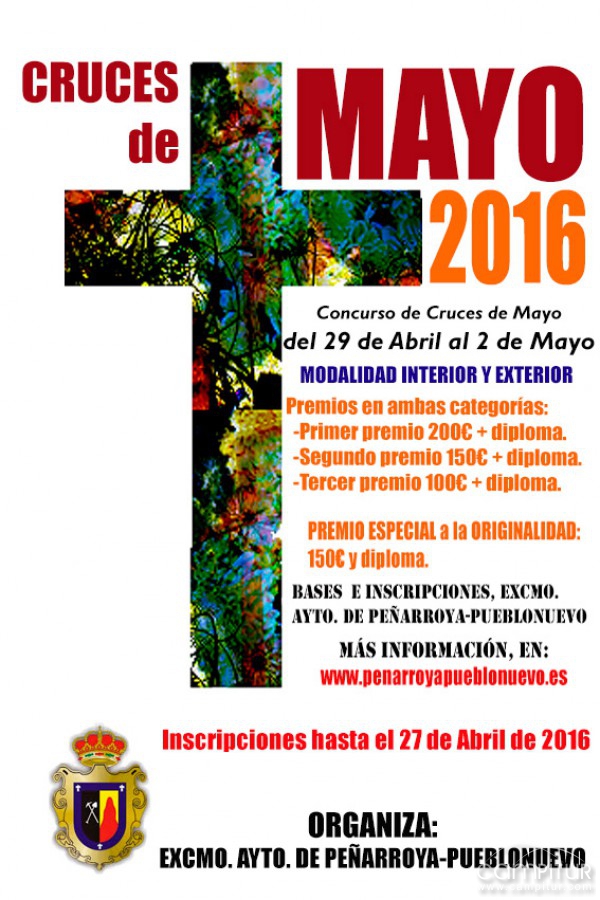 Concurso Cruces de Mayo 2016 en Peñarroya-Pueblonuevo