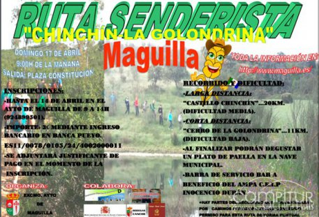 Ruta Senderista en Maguilla: “Chinchín – La Golondrina” 