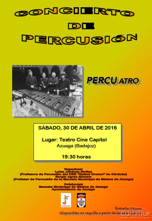 Concierto de Percusión en Azuaga 