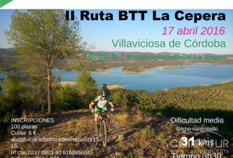 II Ruta BTT La Cepera en Villaviciosa de Córdoba 