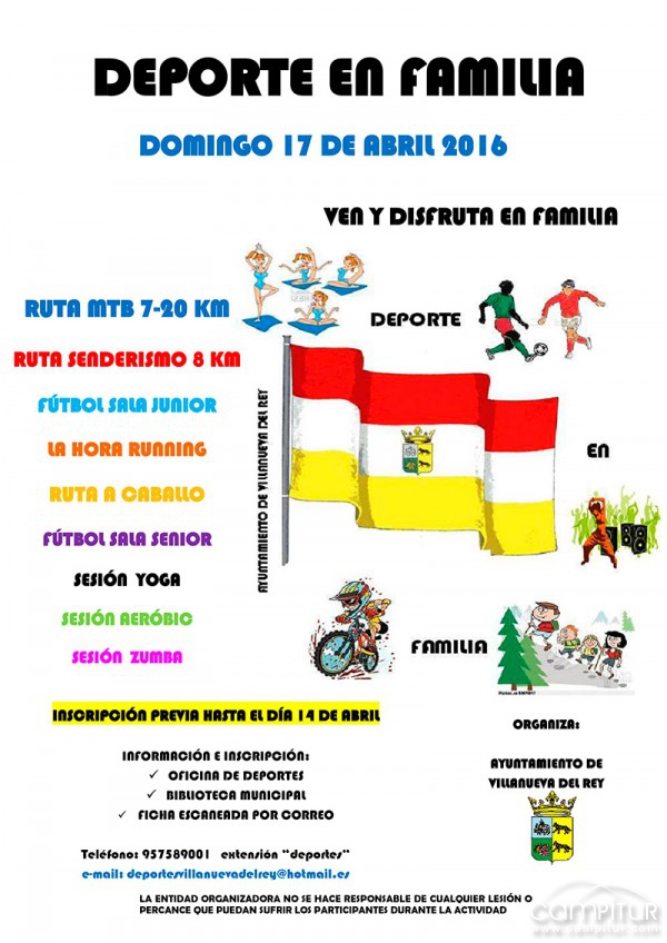 II Jornada de Deporte en Familia en Villanueva del Rey 