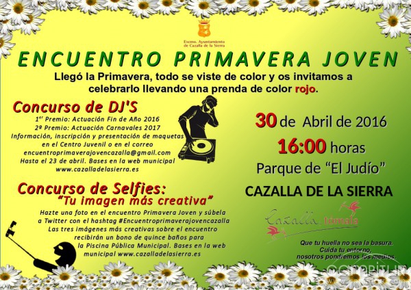 Encuentro Primavera Joven en Cazalla de la Sierra 