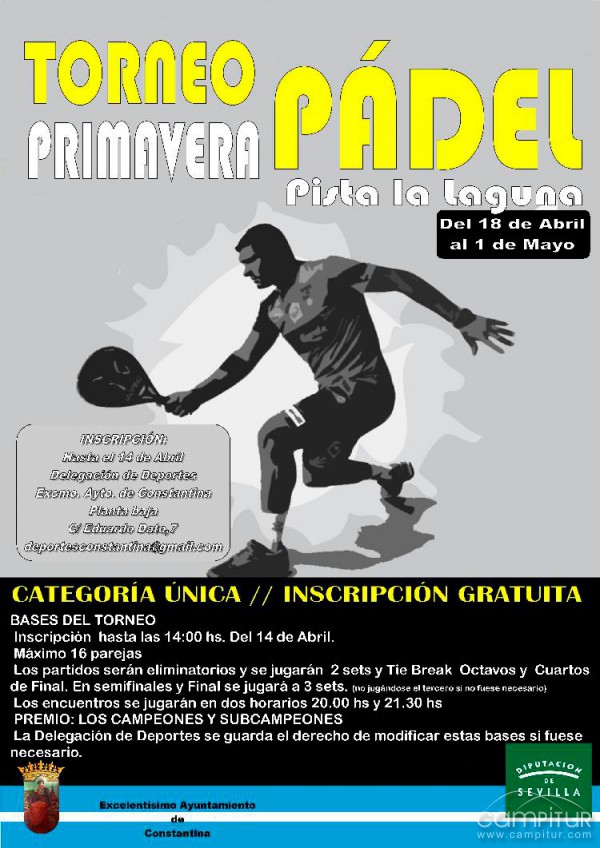 Torneo de Pádel de Primavera en Constantina 