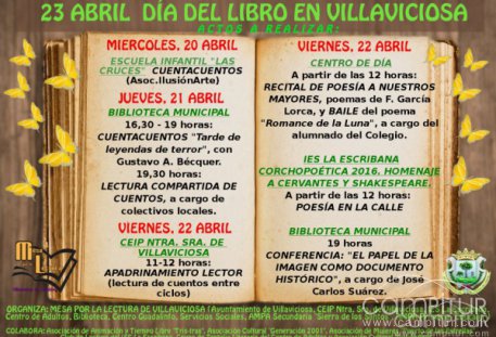 Villaviciosa de Córdoba celebra el Día del Libro 