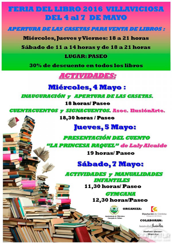 Feria del Libro 2016 en Villaviciosa de Córdoba 