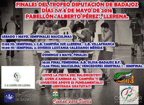 Finales del Trofeo Diputación en el “Alberto Pérez” de Llerena 