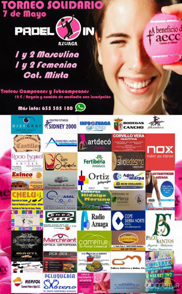 Torneo Solidario de Pádel en beneficio de la AECC 