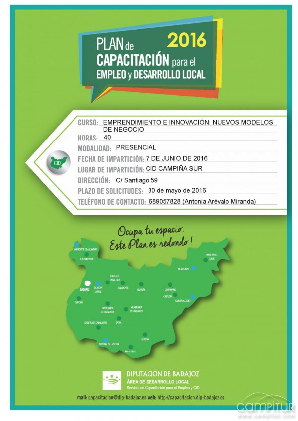 La Diputación de Badajoz enseña a generar oportunidades de negocio