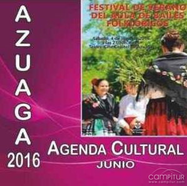 Agenda Cultural mes de junio en Azuaga 