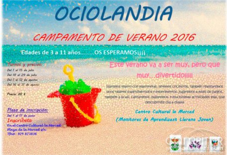 “Ociolandia”, Campamentos de Verano en Llerena 