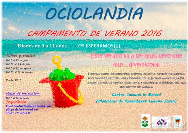 “Ociolandia”, Campamentos de Verano en Llerena 