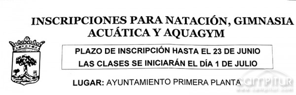 Clases de natación en Villaviciosa de Córdoba 