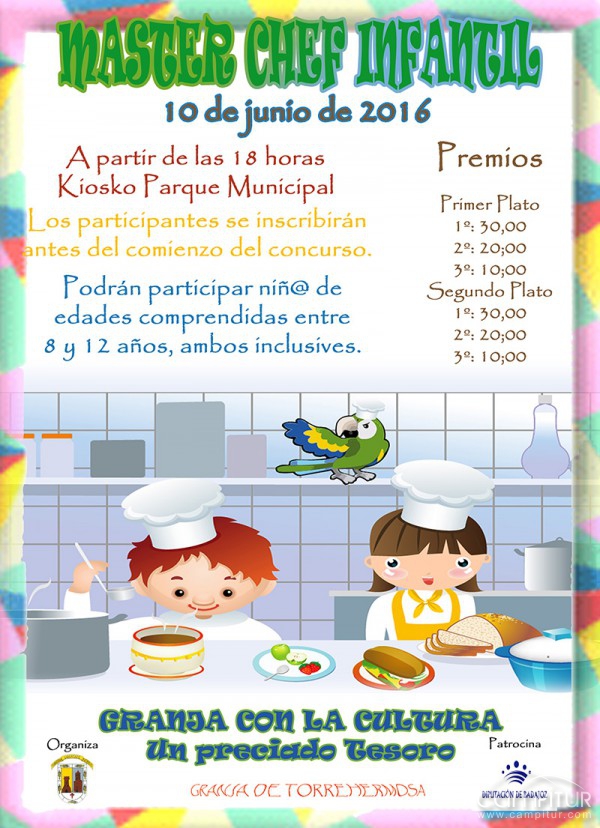 Master Chef Infantil en Granja de Torrehermosa