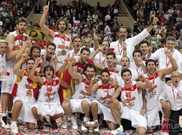 Oro para la selección española de baloncesto 