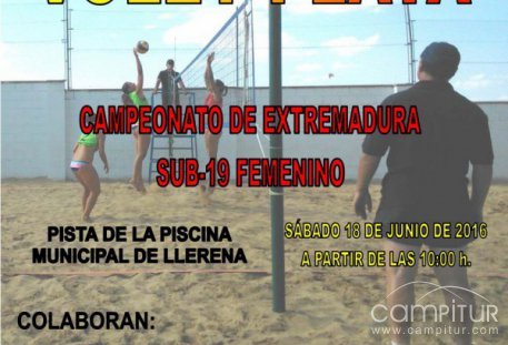 Campeonato Regional de Vóley Playa en Llerena 
