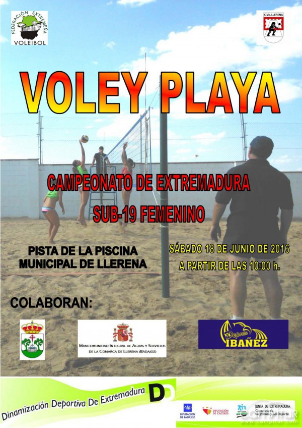Campeonato Regional de Vóley Playa en Llerena 