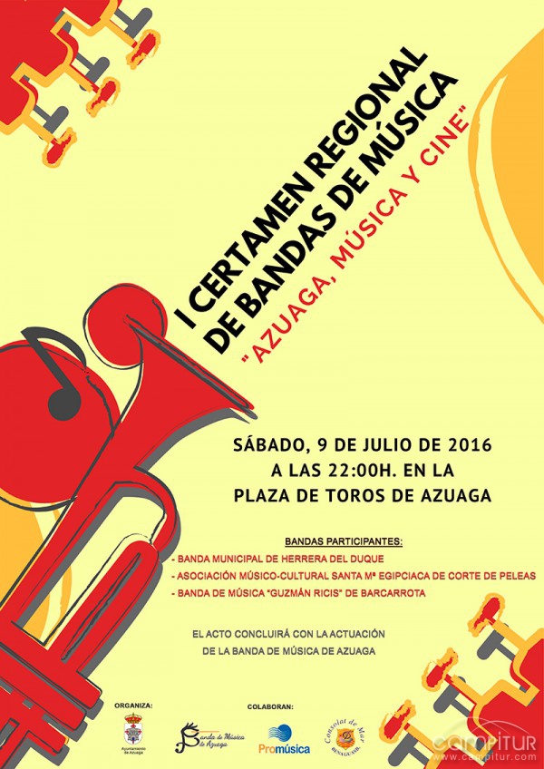 I Certamen Regional de Bandas de Música “Azuaga, Música y Cine” 