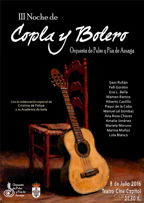 III Edición de “Noche de Copla y Bolero” 