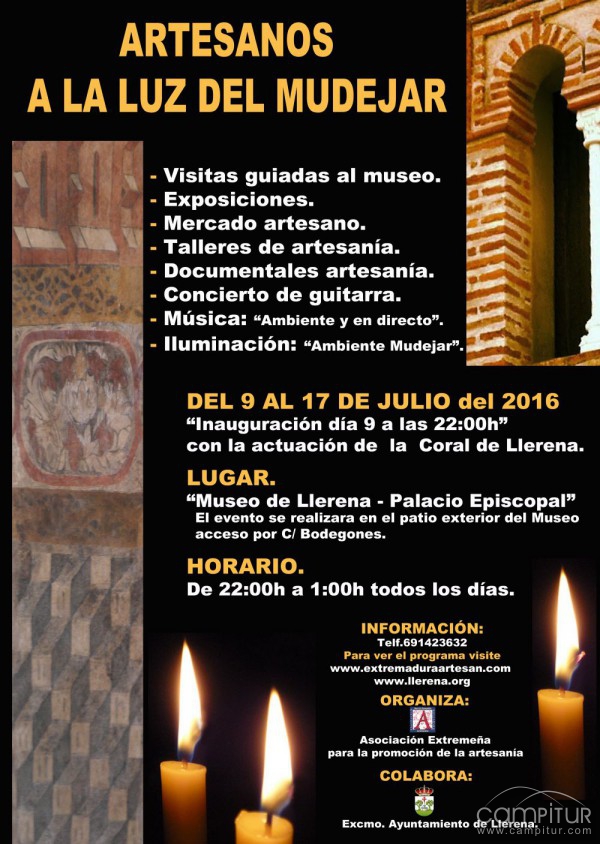 “Artesanos a la Luz del Mudéjar” en Llerena 