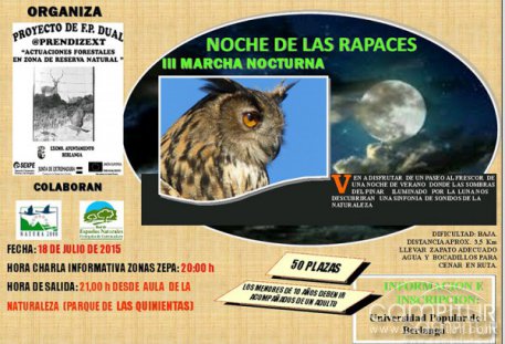 La Noche de las Rapaces en Berlanga 