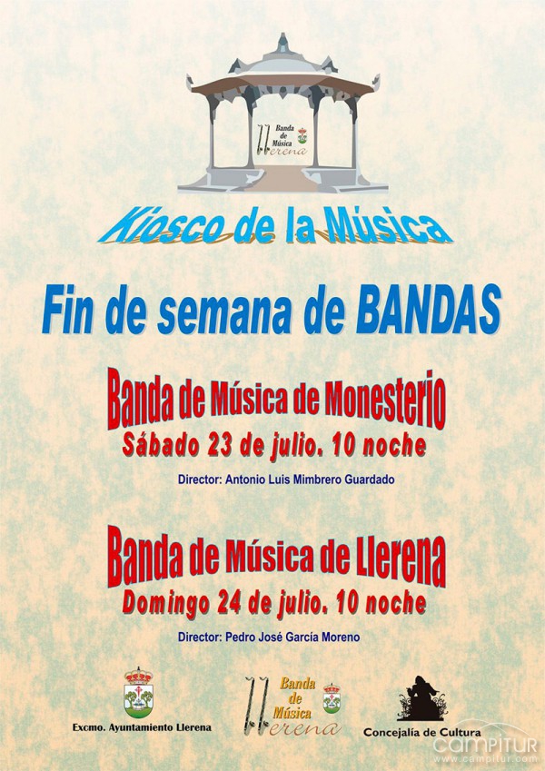 “Fin de Semana de Bandas” en Llerena 
