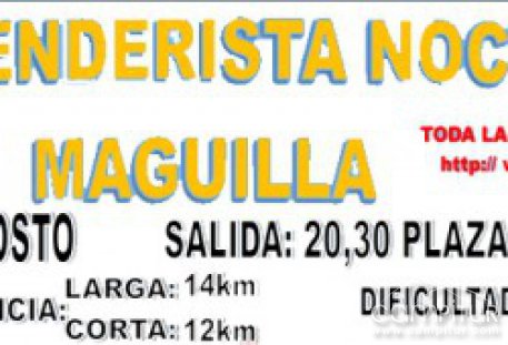 II Ruta Senderista Nocturna en Maguilla 