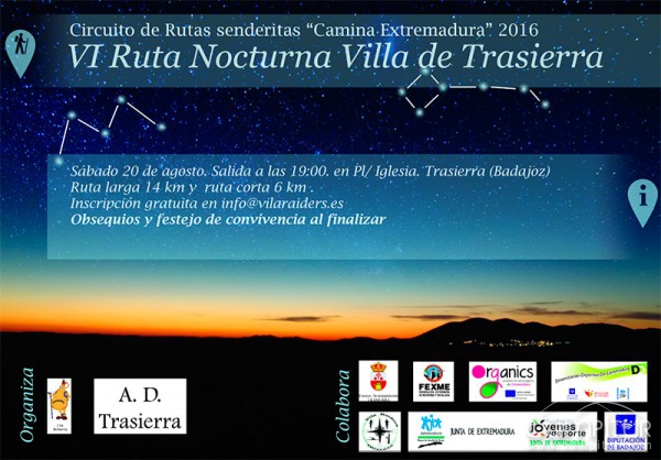 VI Ruta Nocturna Villa de Trasierra 