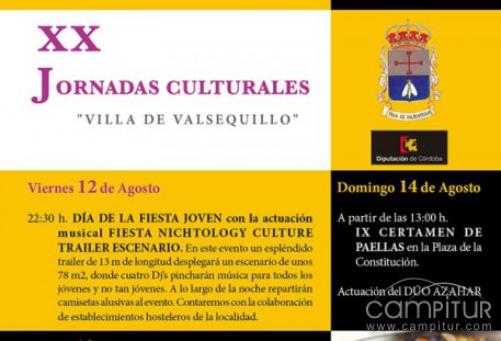 XX Jornadas Culturales “Villa de Valsequillo”