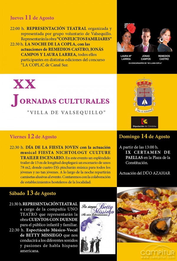 XX Jornadas Culturales “Villa de Valsequillo”