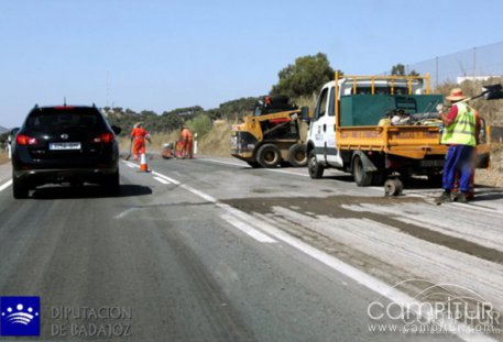 Cortada la carretera provincial BA-086 hasta abril de 2017