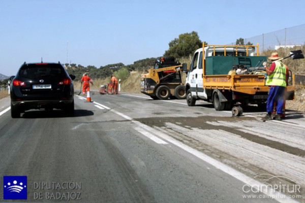 Cortada la carretera provincial BA-086 hasta abril de 2017