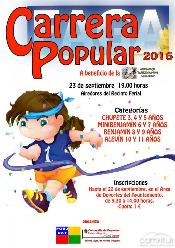 Carrera Popular 2016 en Fuente Obejuna