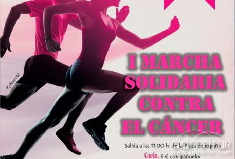 I Marcha Solidaria contra el Cáncer en Llerena 