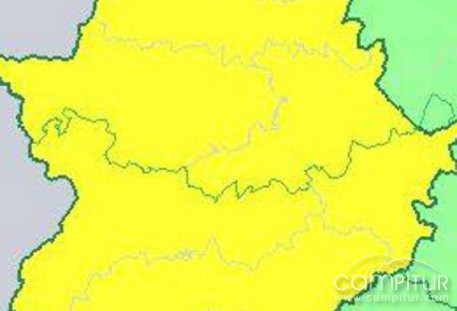 Alerta Amarilla en Extremadura por lluvias 