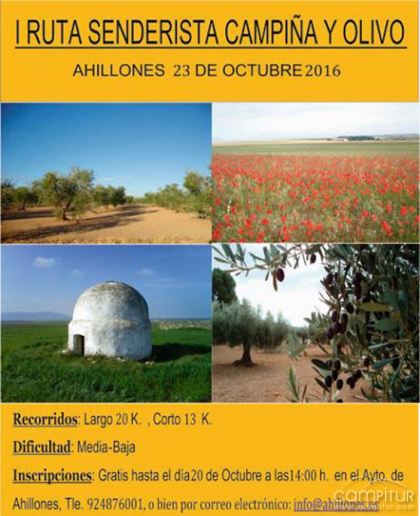 I Ruta Senderista Campiña y Olivo en Ahillones 