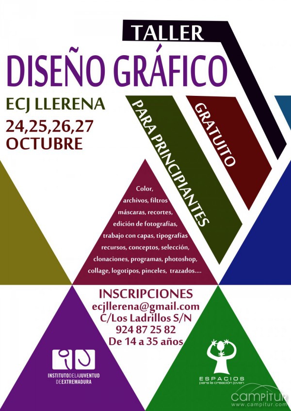 Taller de Diseño Gráfico en el ECJ de Llerena 
