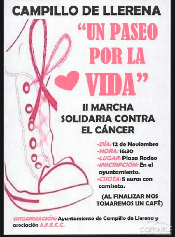 II Marcha Solidaria Contra el Cáncer en Campillo de Llerena 