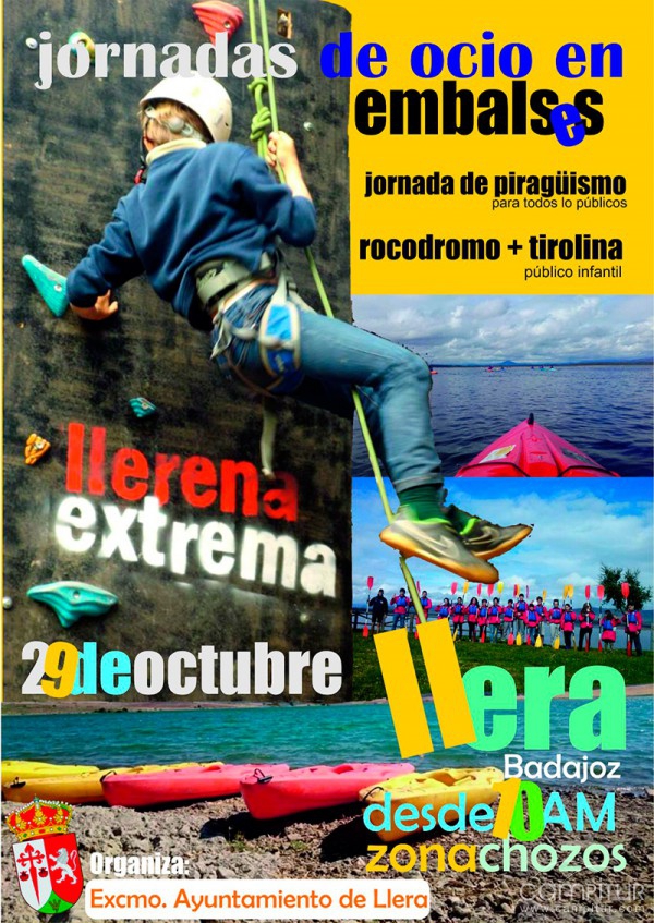 Piragüismo, Rocódromo y Tirolina en Llera 