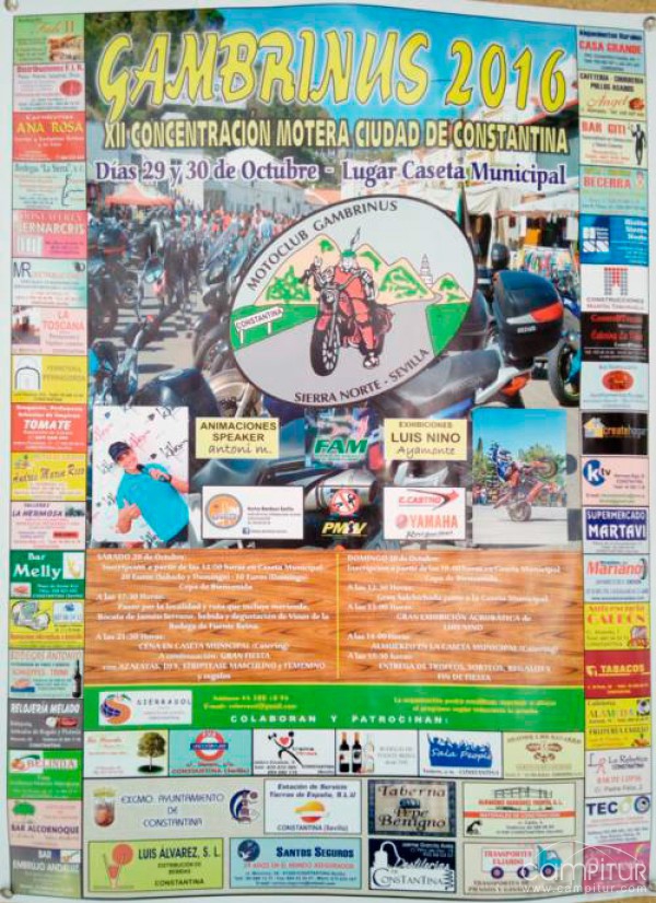 XII Concentración Motera “Gambrinus 2016”