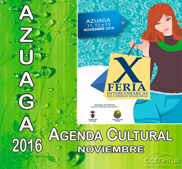 Agenda Cultural mes de noviembre en Azuaga 
