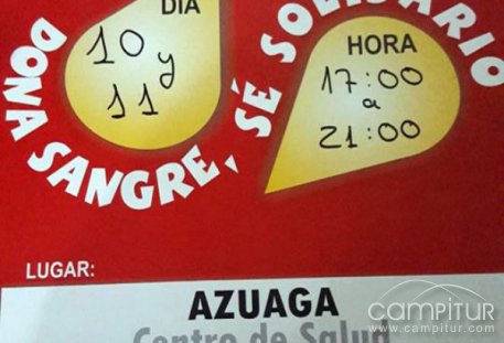 Campaña de Donación de Sangre en Azuaga 